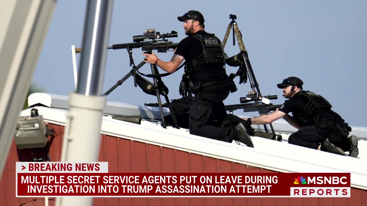 Secret Service agents put on leave during Investigation into Trump Assassination attempt