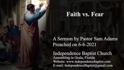 Faith vs. Fear
