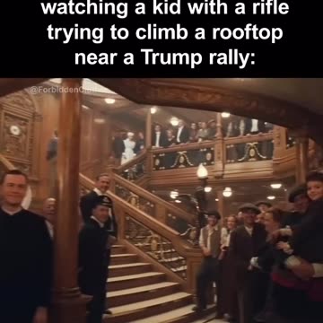 CIA watching assassin of Trump climbing the roof