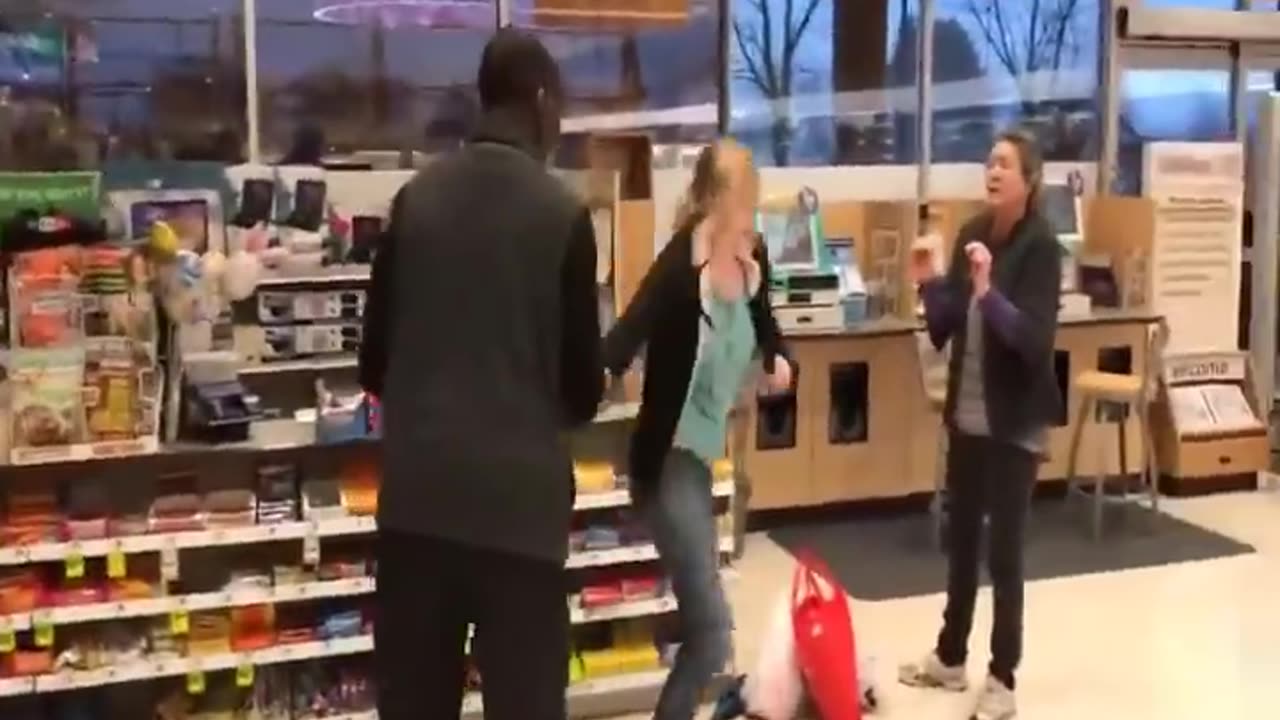 Man BODYSLAMS KAREN After She Dostore/es This at a CVS