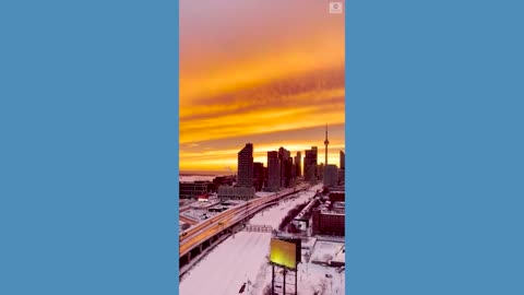 Enjoy vibrant sunset