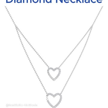 3-30 Carat (ctw) White Gold Round Cut LAB GROWN Diamond Necklace [Color E-F Clarity VS2-SI1]