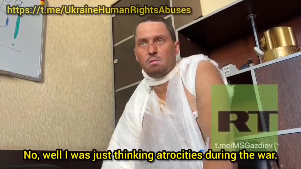 captured terrorist of a "Kraken" unit spoke about the killing of civilians