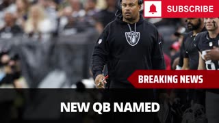 Raiders Name New Starting QB