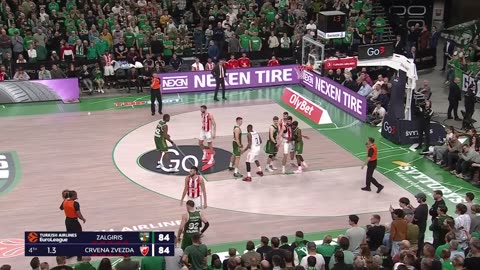 Euroleague Basketball Zalgiris Kaunas vs Crvena Zvezda 30/10/24