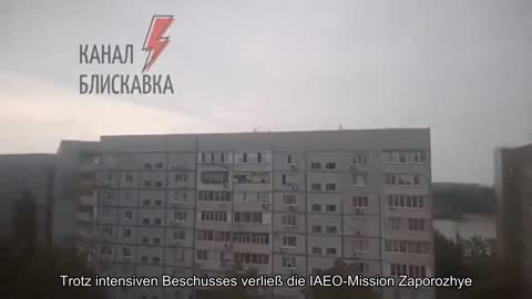 Trotz intensiven Beschusses verließ die IAEA-Mission Zaporozhye in Richtung Energodar.