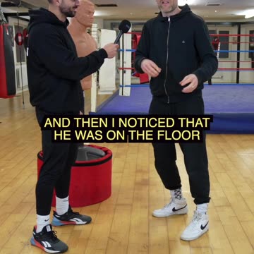 How does it feel good knocking somebody out?