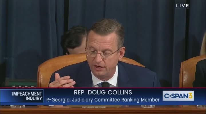 Collins opening statement in impeachment hearing