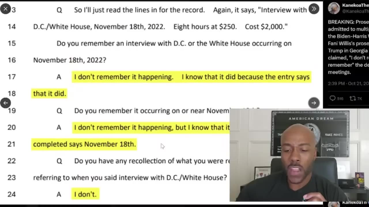 Nathan Wade turns on Fani Willis after BOMBSHELL SECRET White House Meeting Testimony