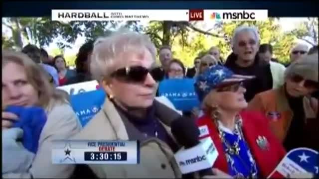 2012: Woman Tells Chris Matthews Obama Is Communist Featured 10/16/2012 He's a Communist, Buddy!