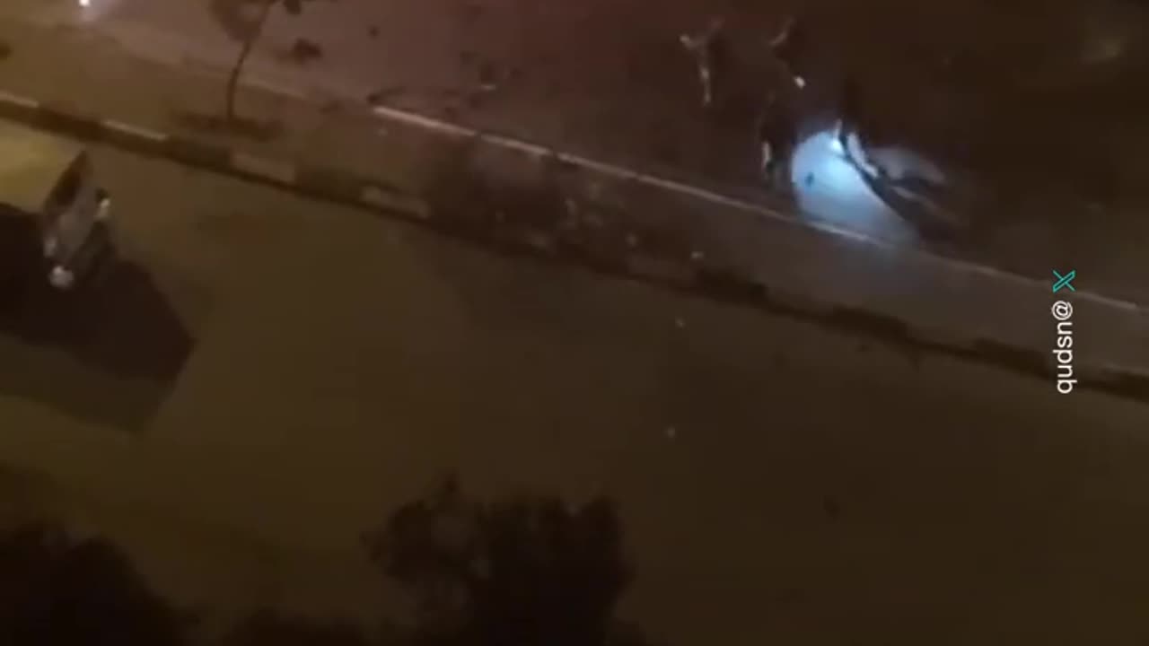 Bombing a Palestinian car near Balata camp, east of Nablus