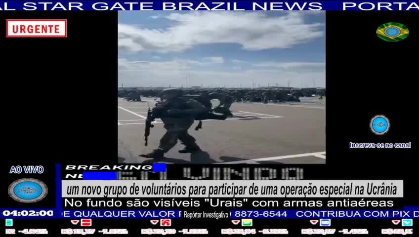 Um novo grupo de voluntários para participar de uma operação especial na Ucrânia