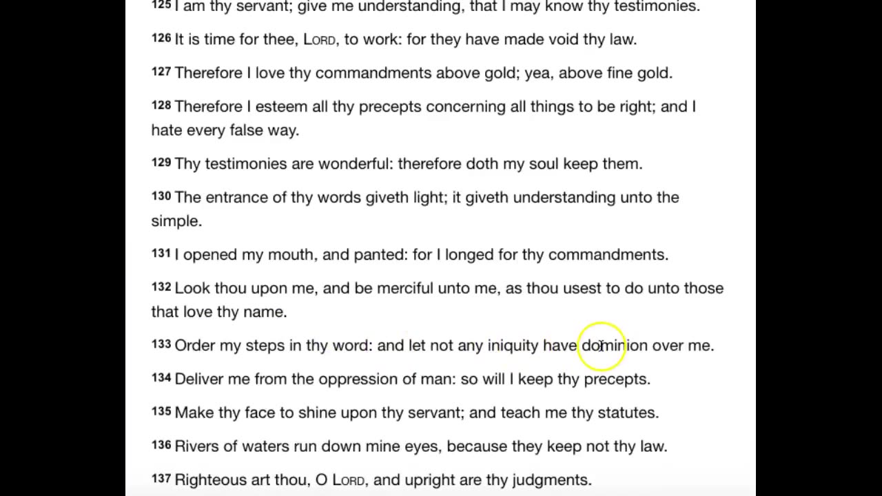 Scriptures Often Ignored Psalms 119 Walking In The Law