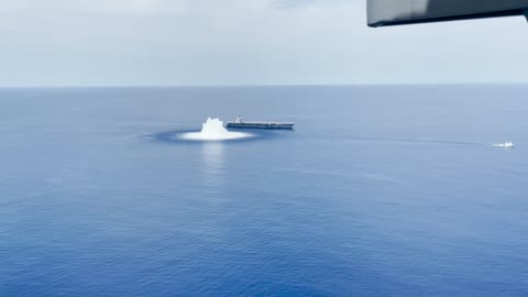 USS Gerald Shock test