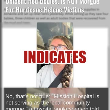 Fact Check: Mission Hospital In North Carolina Did NOT Contain 900 Unidentified Bodies, NOT Morgue