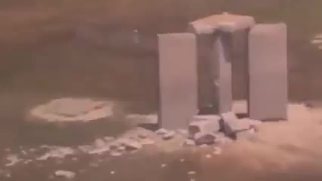 Georgia Guidestones Collapse. Explosion or Something Else?