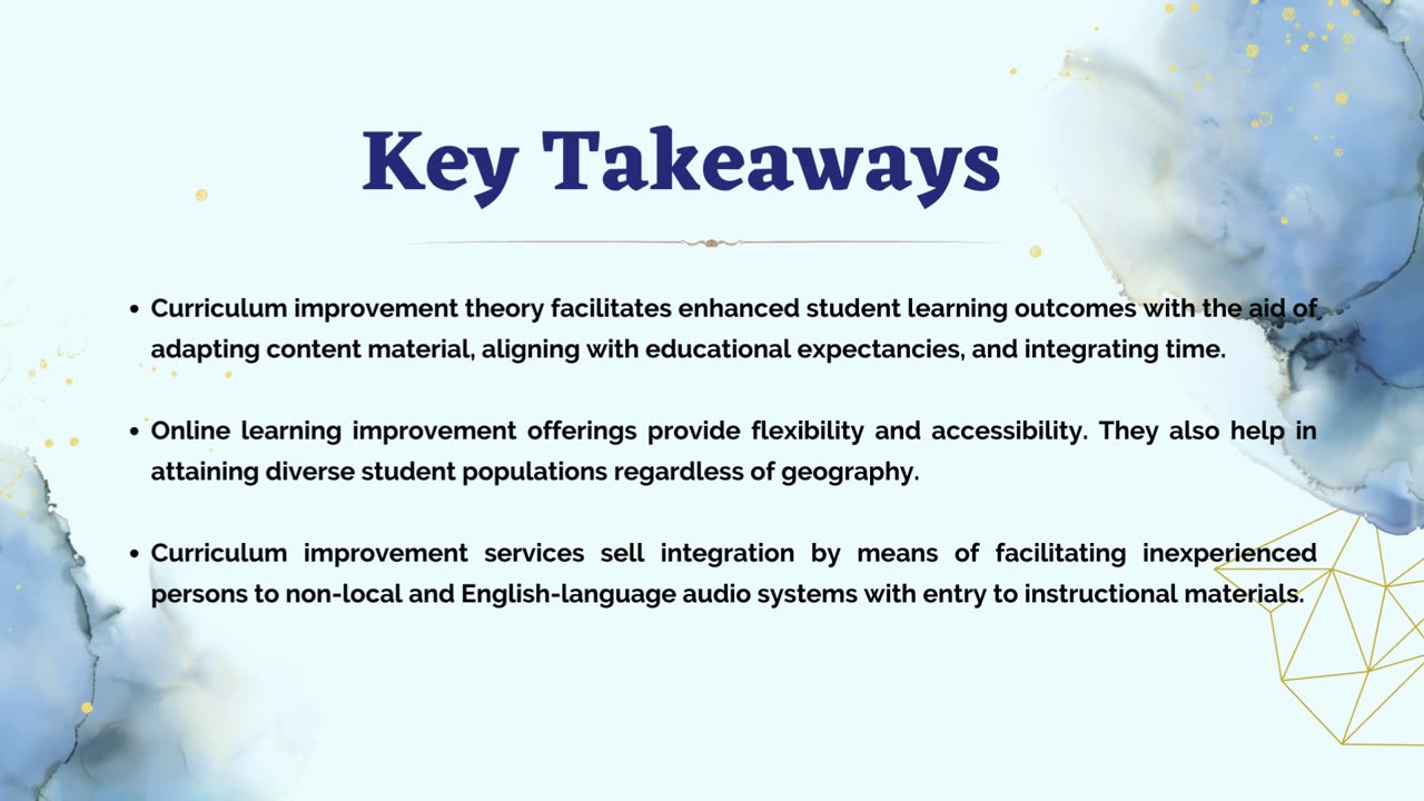 Enhancing Student Learning: The Impact of Curriculum Development Services