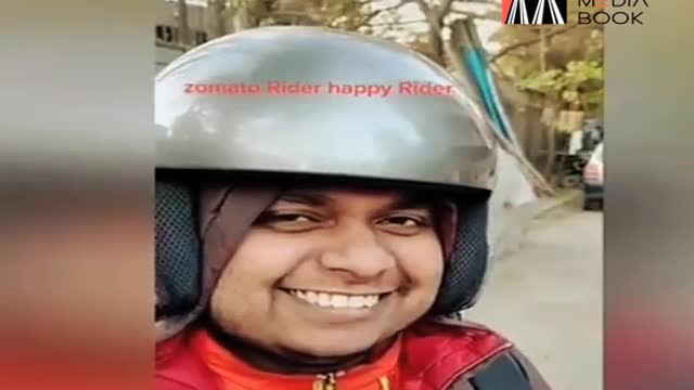 Zomato Delivery Boy Sonus Video Viral Cute Smile Goes Viral_480p