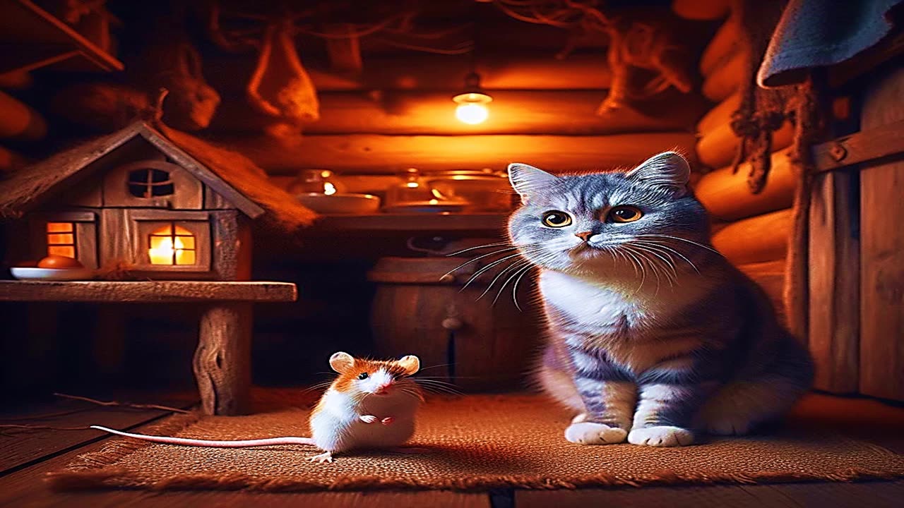 GRIMM BROTHERS CAT AND MOUSE PARTNERSHIP/ Stories on Video/ASMR