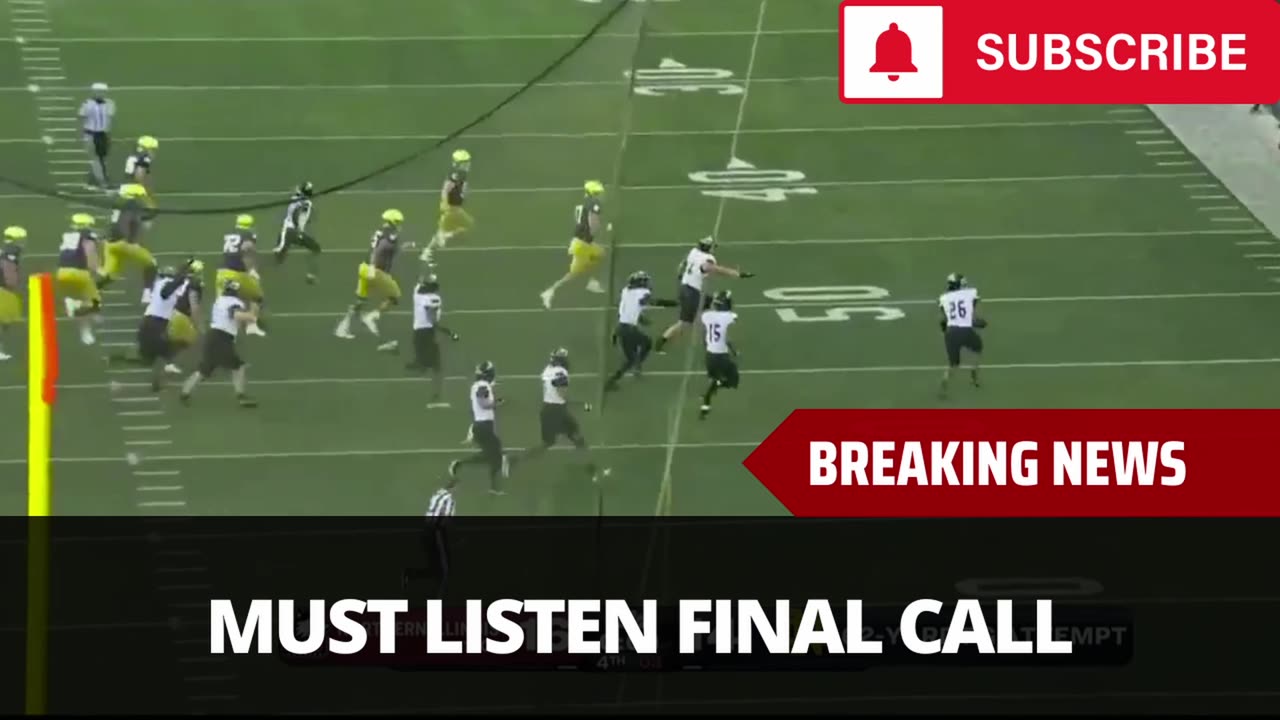 NIU Radio Call On Final Play To Upset Notre Dame - Must Listen!