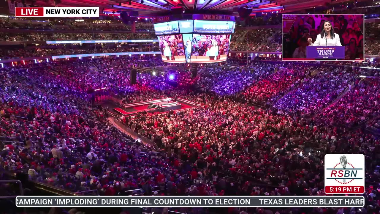 FULL SPEECH: Tulsi Gabbard Delivers Remarks at Madison Square Garden