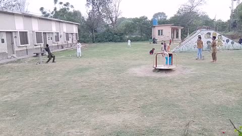 Kis Playing Cricket In street part 5