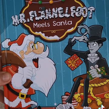 Get a feel for our book Mr FlannelFoot meets Santa