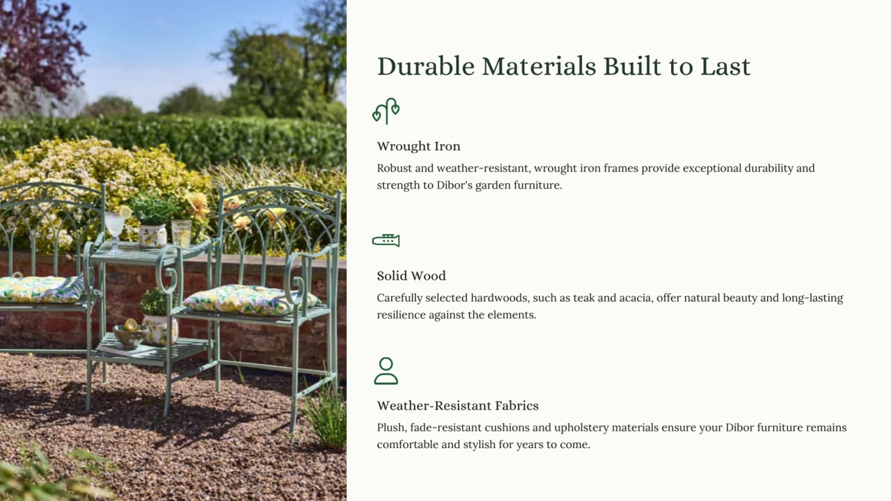 Decorate your Garden With Dibor's Vintage Furniture