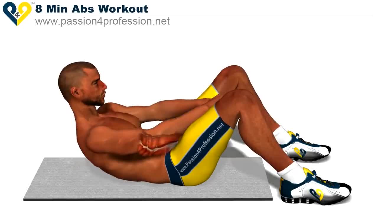 8 minute Abs workout to have six pack