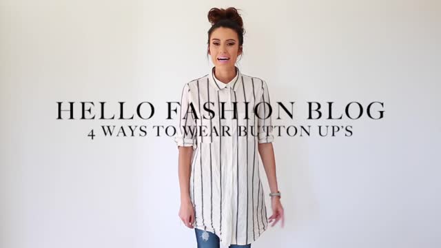 4 Ways to Wear or Tie A Button Up Shirt