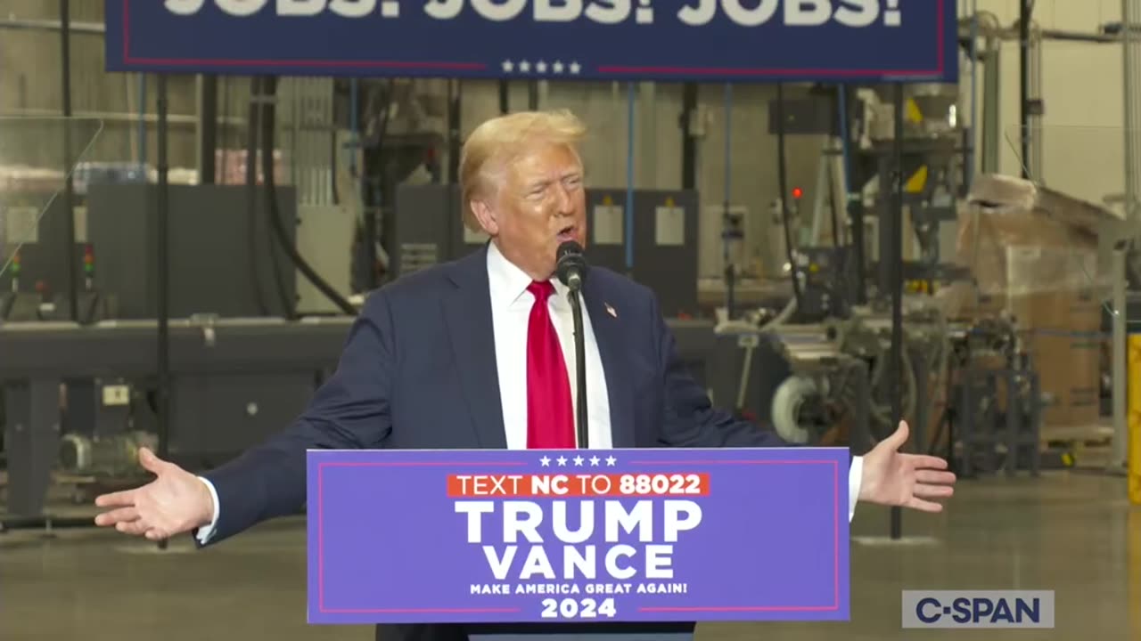 President Trump Delivers Remarks At The Mosack Group Facility In Mint Hill North Carolina