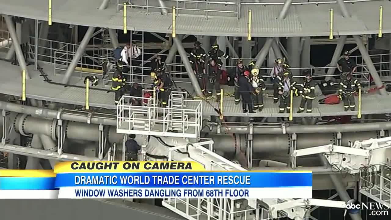 See Window Washers' Dramatic Rescue at One World Trade Center