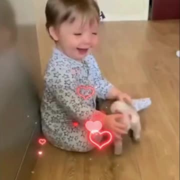 Adorable Baby and Puppy Duo Steal Hearts