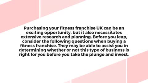 All You Need To Know About Owning Fitness Franchise