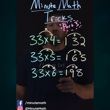 Minute Math Tricks - Part 3 | Multiply 33 Trick #shorts