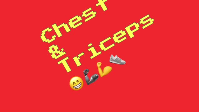 Another Chest and Tricep workout