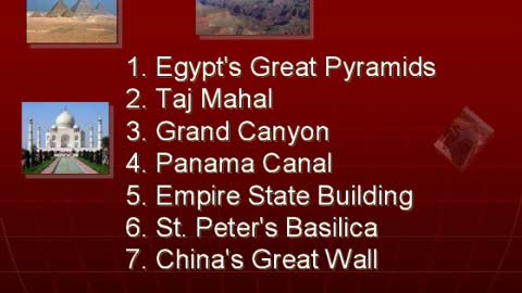 The 7 Wonders of the World (touching from a little girl)