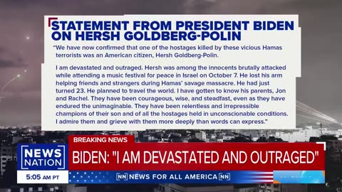 Biden 'devastated and outraged' by deaths of Israeli hostages | Morning in America