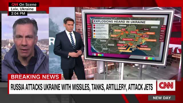 Warning as Russia attacks Ukraine