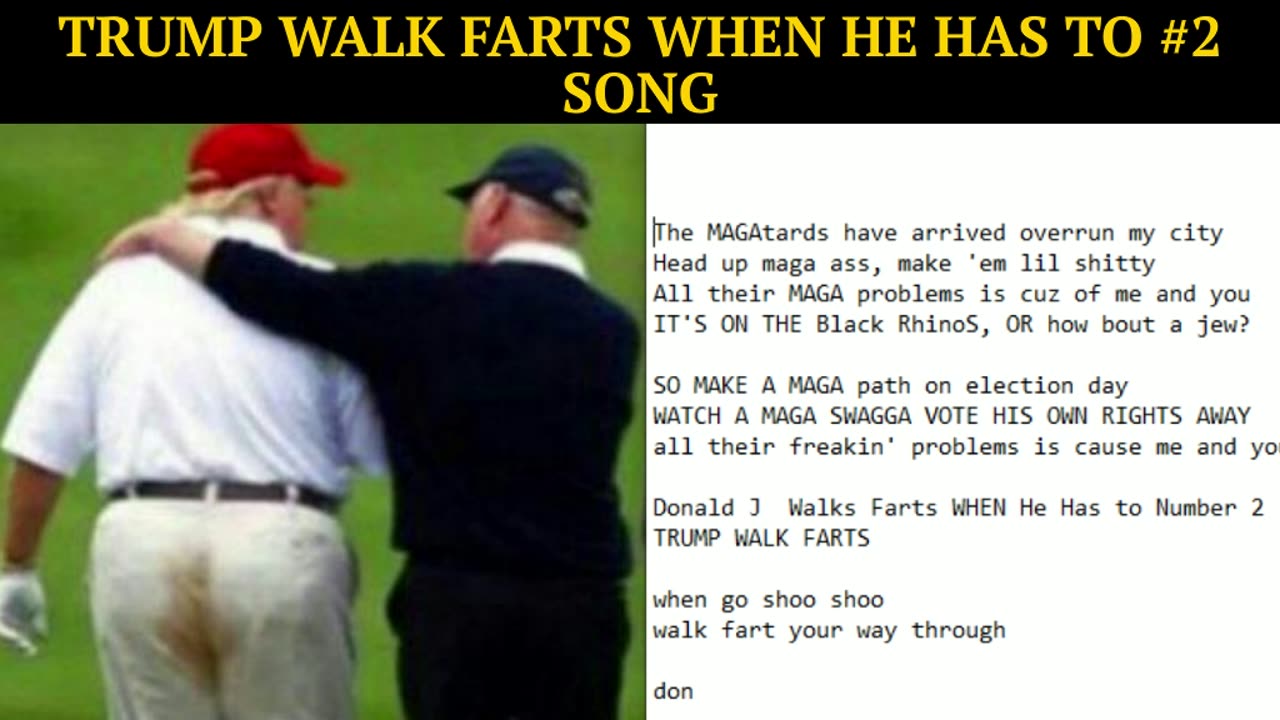 Trump Walk Farts song by Stan the Jokeman w/lyrics below (waitin' to make dinner song)