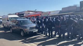 Police at Verulam Magistrates Court