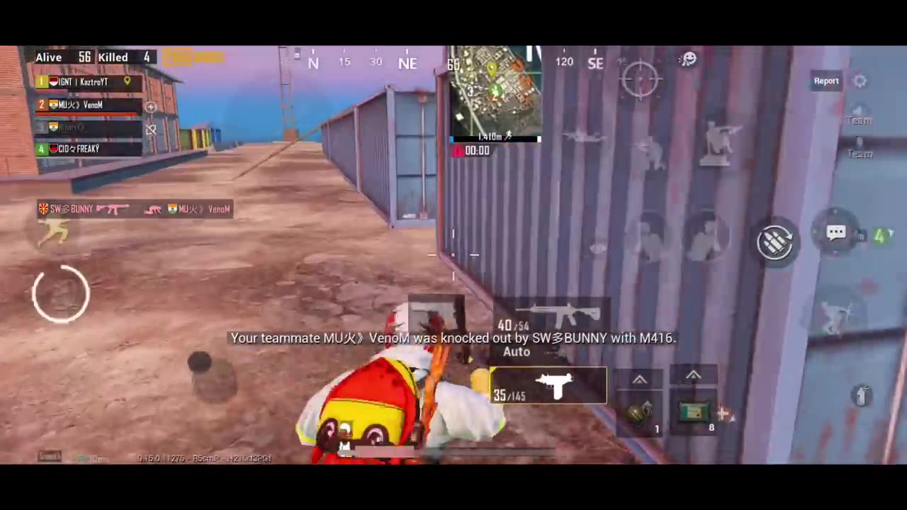 Pubg intense fight