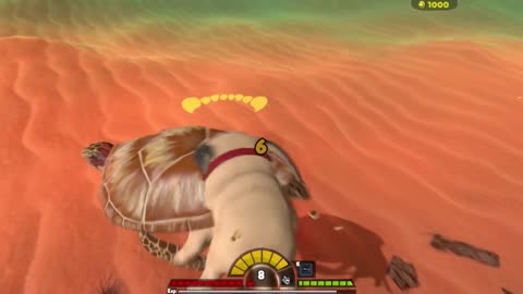 Giant Pug Eats the Whole Ocean! (Video game Fish Feed and Grow)