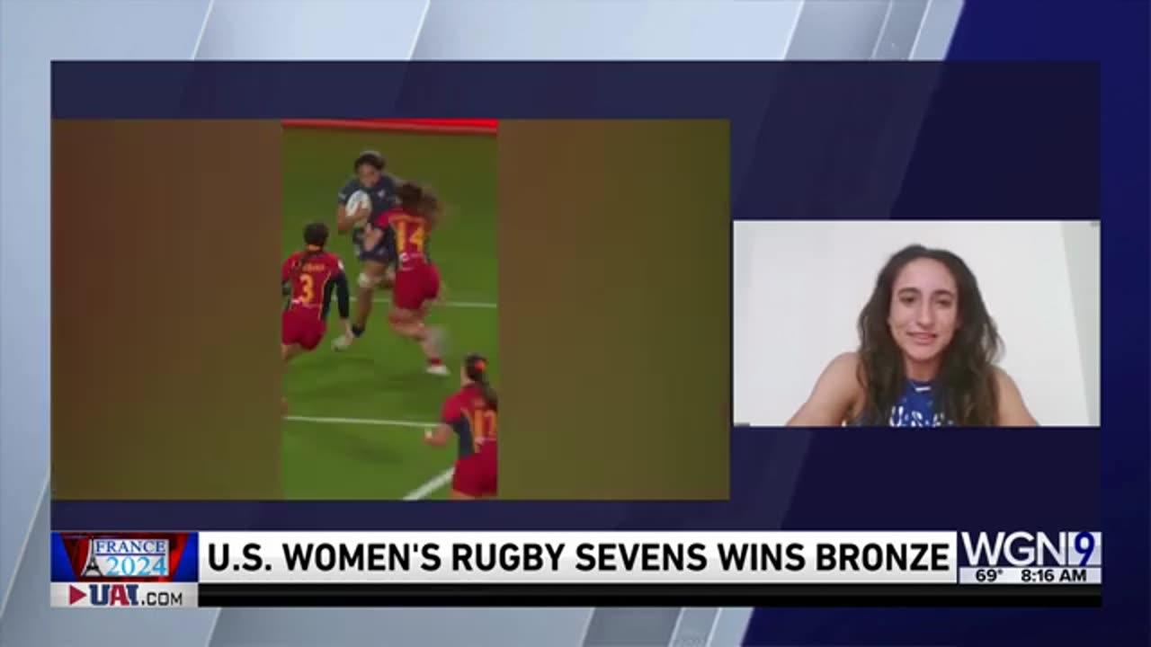 USA Women's Rugby Player won a bronze medal at the Olympics | WGN News