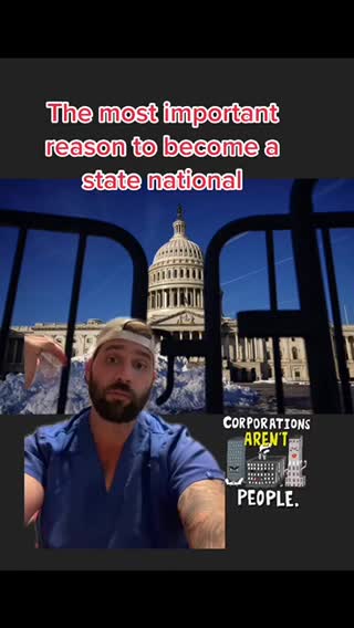 Why become a state national, you say.