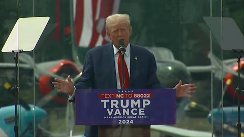 Trump talks national security during rally