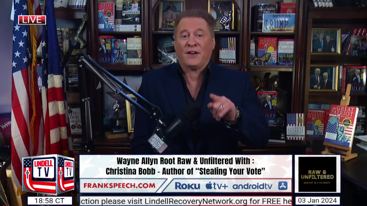 Wayne Allyn Root Raw & Unfiltered - January 3rd, 2024