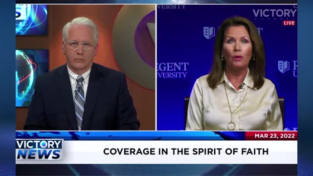 VICTORY News 3/23/22 - 4 p.m. CT: It's a Takeover! (Michele Bachmann)