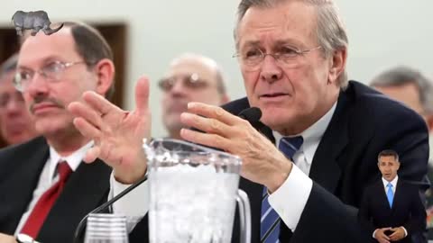 FORMER SECRETARY OF DEFENSE DONALD RUMSFELD AT GITMO