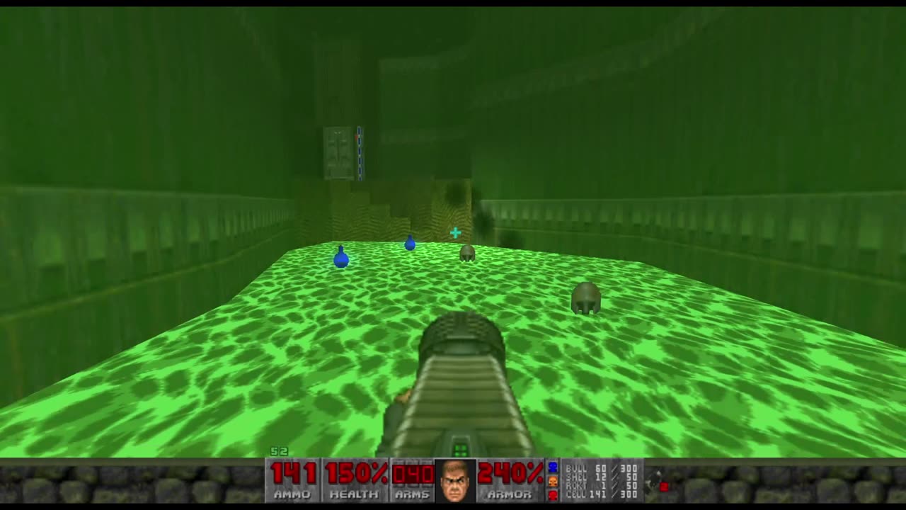 Brutal Doom 2 - Master Levels - Pistol Start - Hard Realism - The Combine (COMBINE.WAD, level 4)